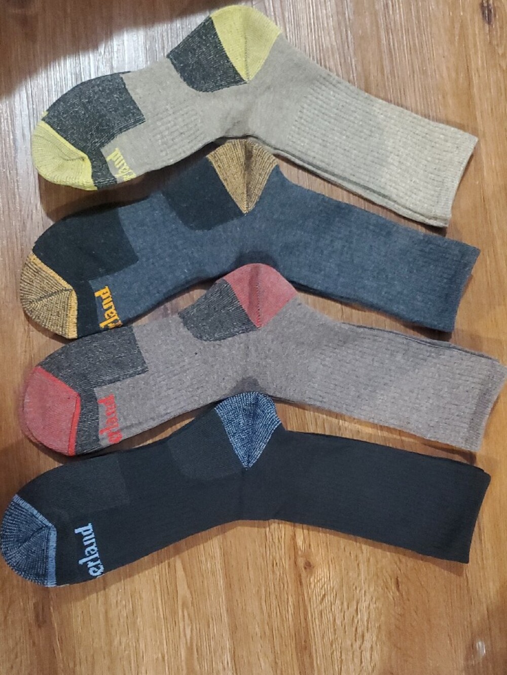 Timberland Men's Crew Socks - 4 Pack